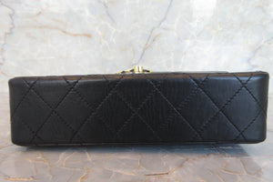 CHANEL/シャネル パリ限定ミニマトラッセダブルフラップチェーンショルダーバッグ ラムスキン ブラック/ゴールド金具 ショルダーバッグ 700070274