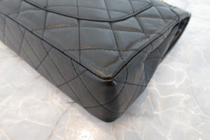 CHANEL/シャネル パリ限定ミニマトラッセダブルフラップチェーンショルダーバッグ ラムスキン ブラック/ゴールド金具 ショルダーバッグ 700070274