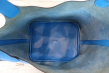 Load image into Gallery viewer, HERMES PICOTIN LOCK MM Clemence leather Blue zanzibar X Engraving Hand bag 700100043
