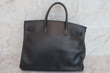 将图片加载到图库查看器，HERMES BIRKIN 40 Ardennes leather Black □F刻印 Hand bag 600090258
