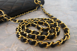 CHANEL/シャネル パリ限定ミニマトラッセダブルフラップチェーンショルダーバッグ ラムスキン ブラック/ゴールド金具 ショルダーバッグ 700070274