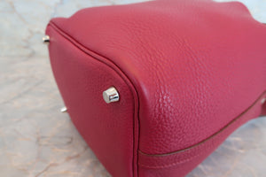HERMES／エルメス ピコタンロックＰＭ トリヨンクレマンス ルビー □N刻印 ハンドバッグ 700060211