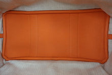 Load image into Gallery viewer, HERMES  GARDEN PARTY PM Negonda leather Orange □O Engraving Tote bag 800070149

