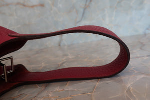 HERMES／エルメス ピコタンロックＰＭ トリヨンクレマンス ルビー □N刻印 ハンドバッグ 700060211