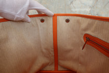 Load image into Gallery viewer, HERMES  GARDEN PARTY PM Negonda leather Orange □O Engraving Tote bag 800070149
