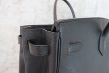 将图片加载到图库查看器，HERMES BIRKIN 40 Ardennes leather Black □F刻印 Hand bag 600090258
