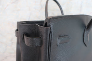 HERMES BIRKIN 40 Ardennes leather Black □F刻印 Hand bag 600090258