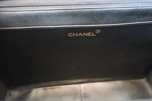 CHANEL/シャネル 中マトラッセシングルフラップチェーンショルダーバッグ ラムスキン ブラック/ゴールド金具 ショルダーバッグ 600030130
