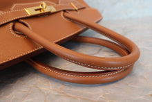 Load image into Gallery viewer, HERMES BIRKIN 35 Graine Couchevel leather Gold 〇Z Engraving Hand bag 700060124
