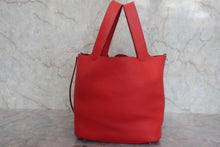 画像をギャラリービューアに読み込む, HERMES／エルメス ピコタンロックGM トリヨンクレマンス ルージュカザック A刻印 ハンドバッグ 800010196
