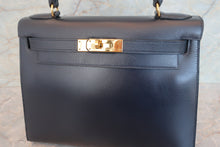 將圖片載入圖庫檢視器 HERMES／エルメス ケリー28 ボックスカーフ ネイビー 〇Y刻印 ショルダーバッグ 700060083

