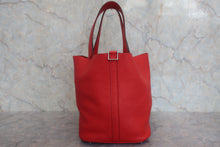 画像をギャラリービューアに読み込む, HERMES／エルメス ピコタンロックGM トリヨンクレマンス ルージュカザック A刻印 ハンドバッグ 800010196
