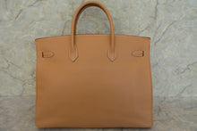 将图片加载到图库查看器，HERMES BIRKIN 40 Graine Couchevel leather Natural □C刻印 Hand bag 700010162
