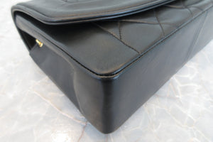 CHANEL/シャネル ダイアナマトラッセチェーンショルダーバッグ ラムスキン ブラック/ゴールド金具 ショルダーバッグ 700070246
