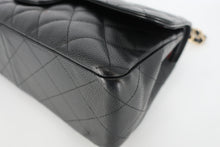 Load image into Gallery viewer, CHANEL Medium Matelasse Double Flap Double Chain shoulder bag Caviar skin Black/Gold hardware Shoulder bag 800100157

