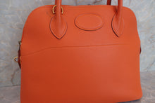 将图片加载到图库查看器，HERMES／BOLIDE 31 Togo leather Orange □E刻印 Shoulder bag 600100042
