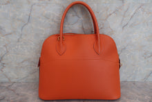 将图片加载到图库查看器，HERMES／BOLIDE 31 Togo leather Orange □E刻印 Shoulder bag 600100042
