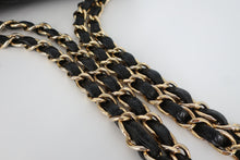 Load image into Gallery viewer, CHANEL Medium Matelasse Double Flap Double Chain shoulder bag Caviar skin Black/Gold hardware Shoulder bag 800100157
