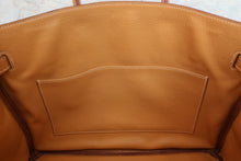 将图片加载到图库查看器，HERMES BIRKIN 35 Fjord leather Natural sable □H刻印 Hand bag 600070145
