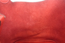 将图片加载到图库查看器，HERMES PICOTIN LOCK GM Clemence leather Rouge casaque A刻印 Hand bag 800010196
