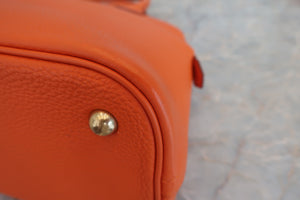 HERMES／BOLIDE 31 Togo leather Orange □E刻印 Shoulder bag 600100042