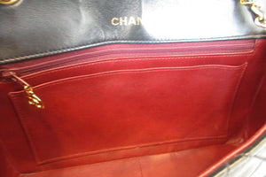 CHANEL/シャネル ダイアナマトラッセチェーンショルダーバッグ ラムスキン ブラック/ゴールド金具 ショルダーバッグ 700070246