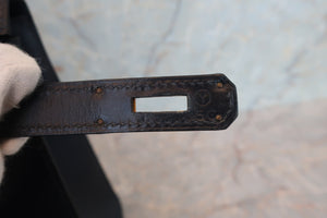 HERMES／エルメス ケリー28 ボックスカーフ ネイビー 〇Y刻印 ショルダーバッグ 700060083