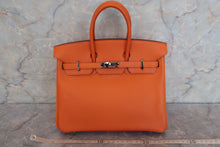 Load image into Gallery viewer, HERMES BIRKIN 25 Epsom leather Feu □N Engraving Hand bag 600090049
