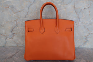 HERMES／エルメス バーキン25 ヴォーエプソン フー □N刻印 ハンドバッグ 600090049