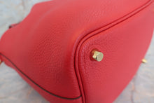 将图片加载到图库查看器，HERMES PICOTIN LOCK PM Clemence leather Rouge casaque C刻印 Hand bag 700010016
