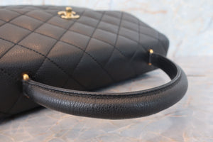 CHANEL/シャネル マトラッセハンドバッグ キャビアスキン ブラック/ゴールド金具 ハンドバッグ 700080218