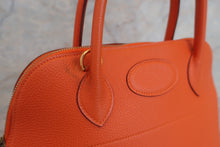 将图片加载到图库查看器，HERMES／BOLIDE 31 Togo leather Orange □E刻印 Shoulder bag 600100042
