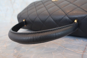 CHANEL/シャネル マトラッセハンドバッグ キャビアスキン ブラック/ゴールド金具 ハンドバッグ 700080218