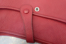 Load image into Gallery viewer, HERMES  EVELYNE 3GM Clemence leather Rouge garance □N Engraving Shoulder bag 700100031
