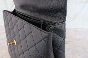 CHANEL/シャネル マトラッセハンドバッグ キャビアスキン ブラック/ゴールド金具 ハンドバッグ 700080218