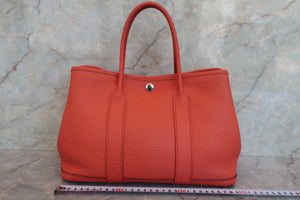 HERMES／エルメス ガーデンパーティＴＰＭ ネゴンダ カプシーヌ □P刻印 トートバッグ 700060160