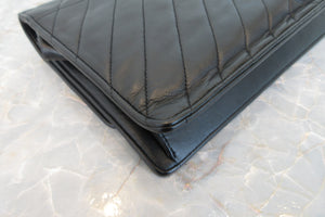 CHANEL/シャネル Vステッチチェーンショルダーバッグ ラムスキン ブラック/ゴールド金具 ショルダーバッグ 700070237