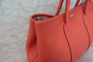 HERMES／エルメス ガーデンパーティＴＰＭ ネゴンダ カプシーヌ □P刻印 トートバッグ 700060160
