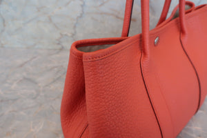 HERMES／エルメス ガーデンパーティＴＰＭ ネゴンダ カプシーヌ □P刻印 トートバッグ 700060160