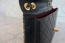 画像をギャラリービューアに読み込む, CHANEL/シャネル 中マトラッセシングルフラップWチェーンショルダーバッグ ラムスキン ブラック/ゴールド金具 ショルダーバッグ 800030046

