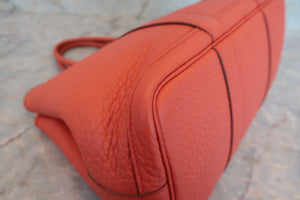HERMES／エルメス ガーデンパーティＴＰＭ ネゴンダ カプシーヌ □P刻印 トートバッグ 700060160