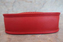 Load image into Gallery viewer, HERMES  EVELYNE TPM Epsom leather Rouge vif □I Engraving Shoulder bag 700100045
