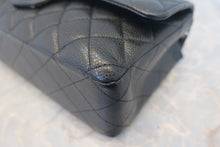 Load image into Gallery viewer, CHANEL Matelasse double flap double chain shoulder bag Caviar skin Black/Silver hadware Shoulder bag 700120163
