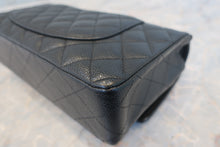 Load image into Gallery viewer, CHANEL Matelasse double flap double chain shoulder bag Caviar skin Black/Silver hadware Shoulder bag 700120163
