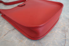 Load image into Gallery viewer, HERMES  EVELYNE TPM Epsom leather Rouge vif □I Engraving Shoulder bag 700100045
