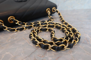 CHANEL/シャネル バイアスステッチチェーンショルダーバッグ キャビアスキン ブラック/ゴールド金具 ショルダーバッグ 700080221