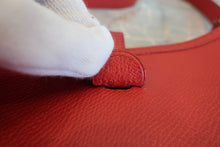 Load image into Gallery viewer, HERMES  EVELYNE TPM Epsom leather Rouge vif □I Engraving Shoulder bag 700100045
