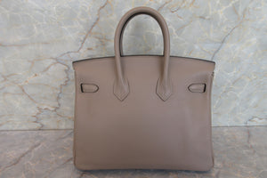 HERMES／エルメス バーキン25 ヴォースイフト グリスアスファルト C刻印 ハンドバッグ 700070281