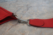 Load image into Gallery viewer, HERMES  EVELYNE 1PM Clemence leather Vermillon □H Engraving Shoulder bag 700100017
