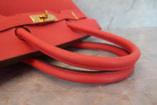 將圖片載入圖庫檢視器 HERMES／エルメス バーキン30 トゴ ルージュピヴォワンヌ □R刻印 ハンドバッグ 700060171
